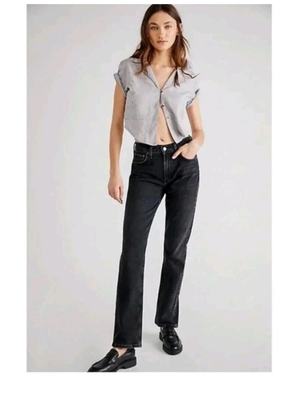 Agolde Lyle in Black Size 24 Like New